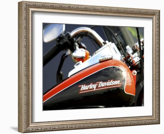 Harley Davidson Motorcycle-null-Framed Photographic Print