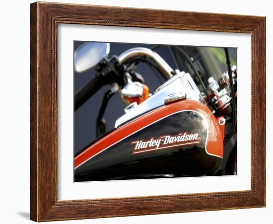 Harley Davidson Motorcycle-null-Framed Photographic Print