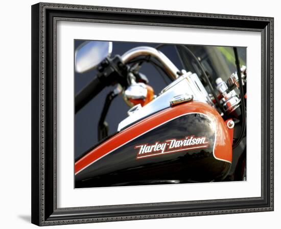 Harley Davidson Motorcycle-null-Framed Photographic Print