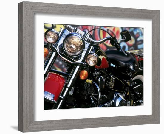 Harley Davidson Motorcycle-null-Framed Photographic Print