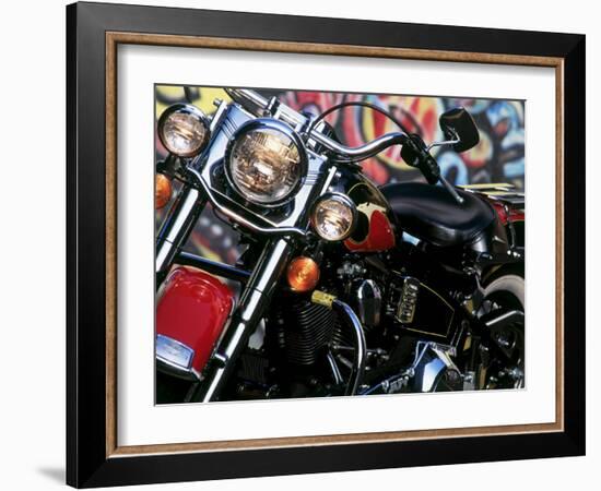 Harley Davidson Motorcycle-null-Framed Photographic Print