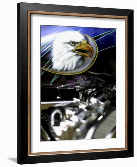 Harley Davidson Motorcycle-null-Framed Photographic Print