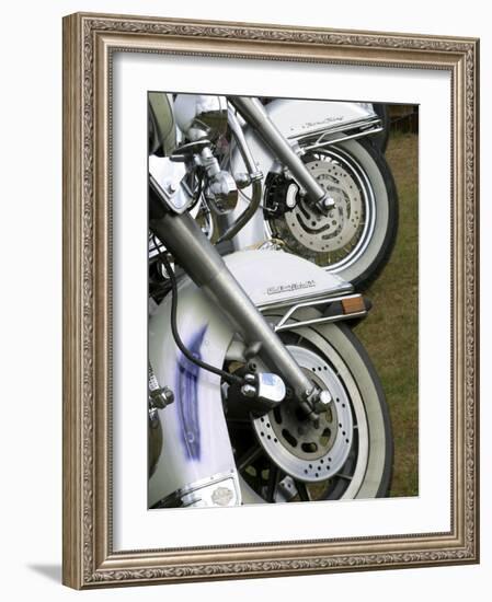 Harley Davidson Motorcycles-null-Framed Photographic Print