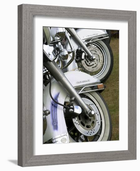 Harley Davidson Motorcycles-null-Framed Photographic Print