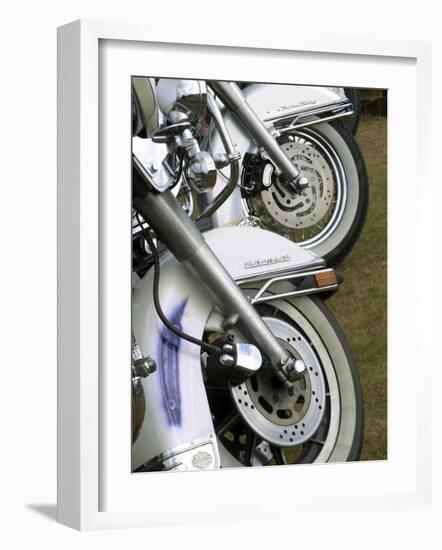 Harley Davidson Motorcycles-null-Framed Photographic Print