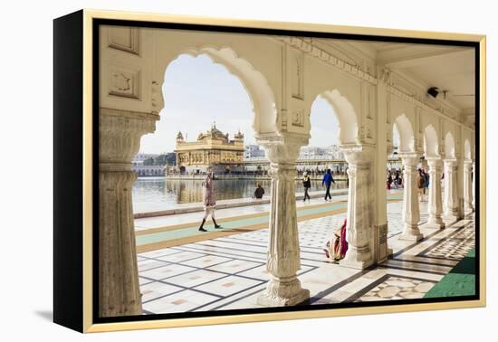 Harmandir Sahib (Golden Temple), Amritsar, Punjab, India-Ben Pipe-Framed Premier Image Canvas