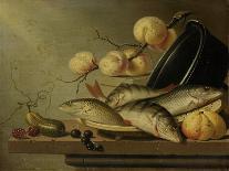 Still Life with Earthenware Jar, Fish and Fruit-Harmen Steenwijck-Art Print