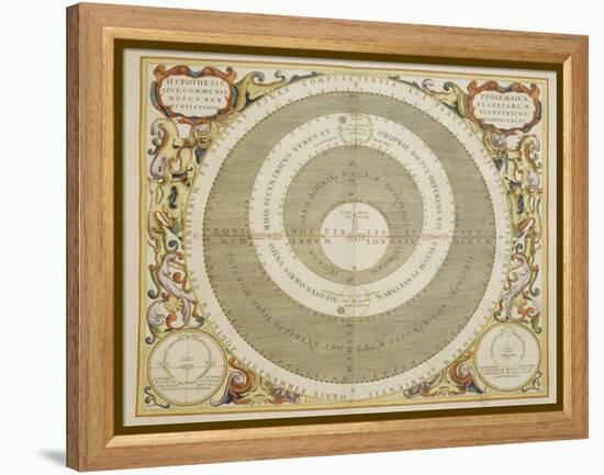 Harmonia Macrocosmica-Andreas Cellarius-Framed Premier Image Canvas