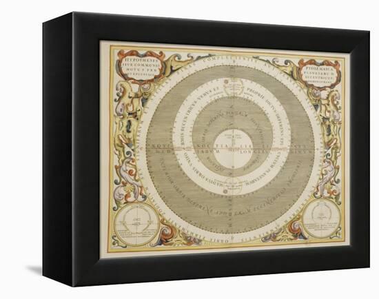 Harmonia Macrocosmica-Andreas Cellarius-Framed Premier Image Canvas