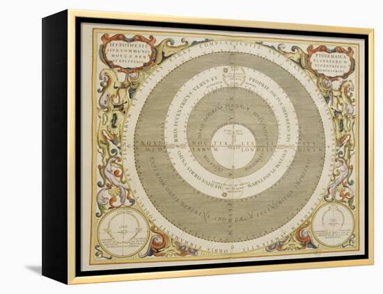 Harmonia Macrocosmica-Andreas Cellarius-Framed Premier Image Canvas