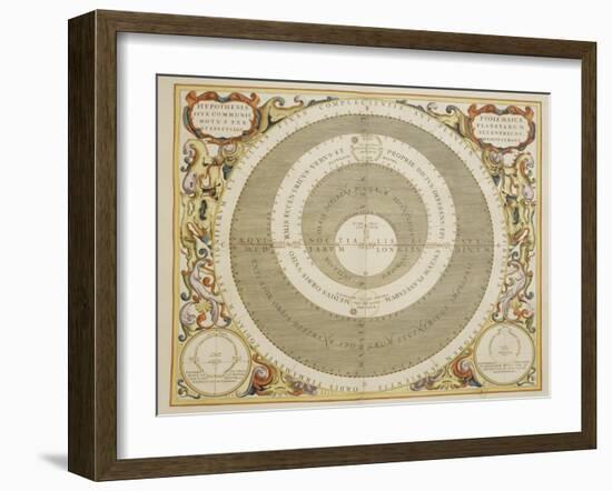 Harmonia Macrocosmica-Andreas Cellarius-Framed Giclee Print