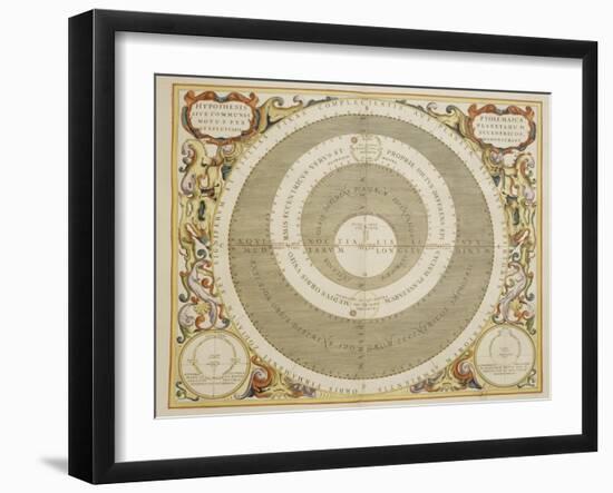 Harmonia Macrocosmica-Andreas Cellarius-Framed Giclee Print