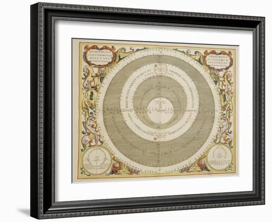 Harmonia Macrocosmica-Andreas Cellarius-Framed Giclee Print