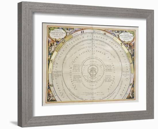 Harmonia Macrocosmica-Andreas Cellarius-Framed Giclee Print