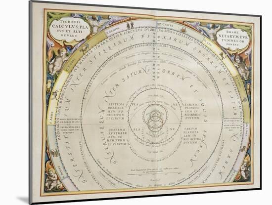 Harmonia Macrocosmica-Andreas Cellarius-Mounted Giclee Print