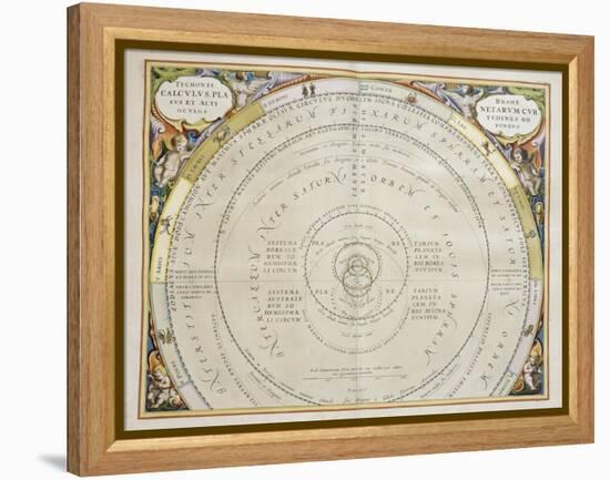 Harmonia Macrocosmica-Andreas Cellarius-Framed Premier Image Canvas