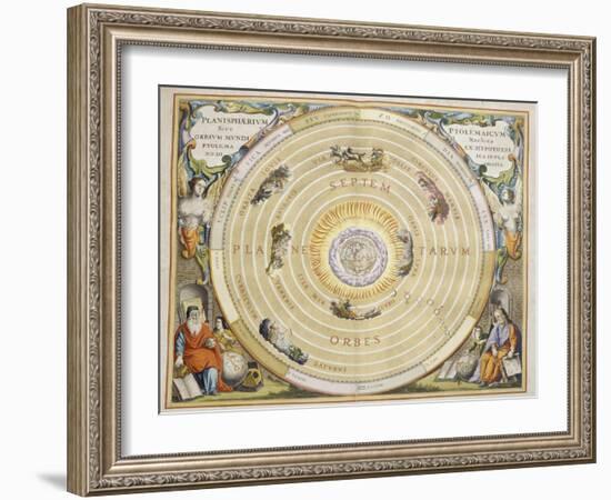 Harmonia Macrocosmica-Andreas Cellarius-Framed Giclee Print