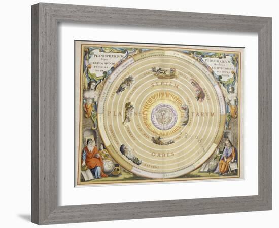 Harmonia Macrocosmica-Andreas Cellarius-Framed Giclee Print