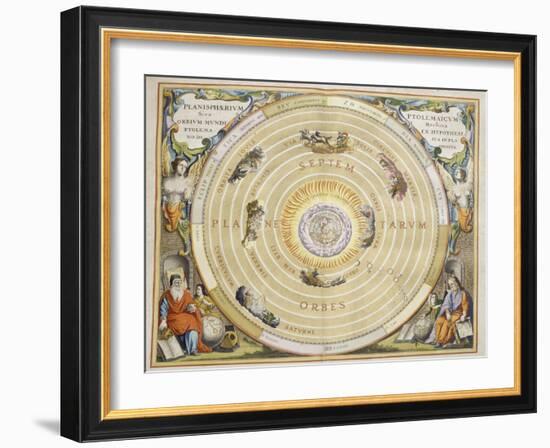 Harmonia Macrocosmica-Andreas Cellarius-Framed Giclee Print