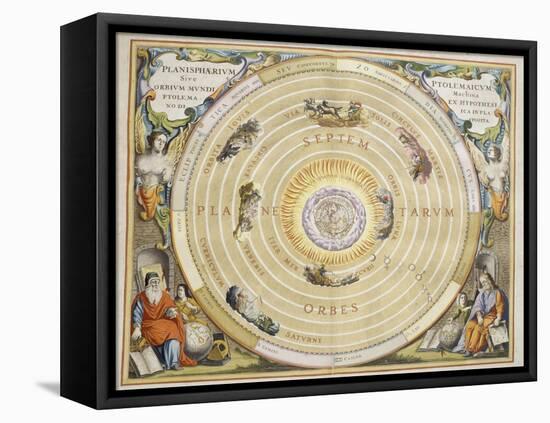 Harmonia Macrocosmica-Andreas Cellarius-Framed Premier Image Canvas