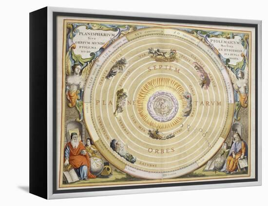 Harmonia Macrocosmica-Andreas Cellarius-Framed Premier Image Canvas