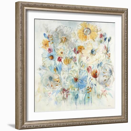 Harmonic Blue-Jill Martin-Framed Art Print