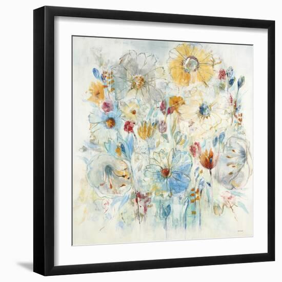 Harmonic Blue-Jill Martin-Framed Art Print