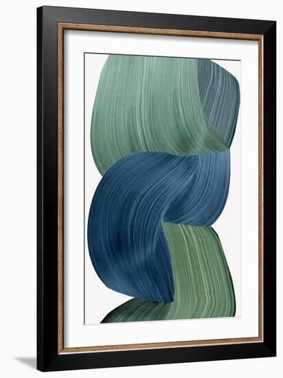 Harmonious Green I-null-Framed Art Print