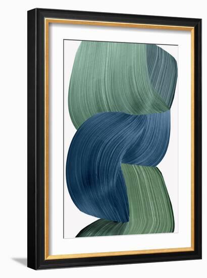 Harmonious Green I-null-Framed Art Print