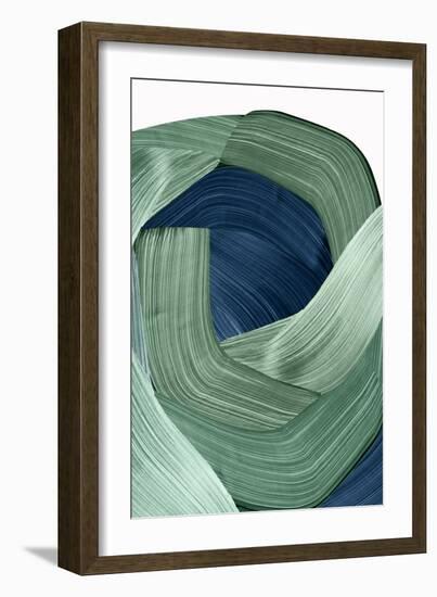 Harmonious Green II-null-Framed Art Print