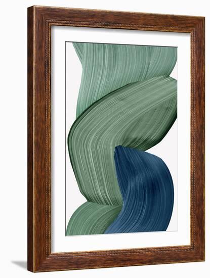 Harmonious Green III-null-Framed Art Print