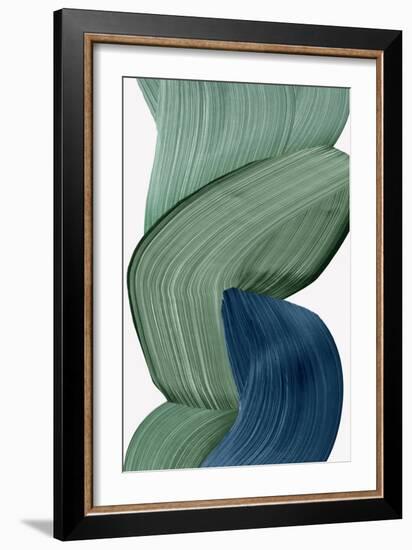 Harmonious Green III-null-Framed Art Print