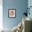 Harmonious Hydrangeas Linen-Lisa Audit-Framed Premium Giclee Print displayed on a wall