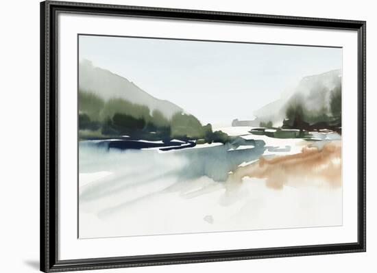 Harmonious Lake-Isabelle Z-Framed Art Print