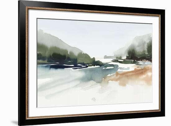 Harmonious Lake-Isabelle Z-Framed Art Print