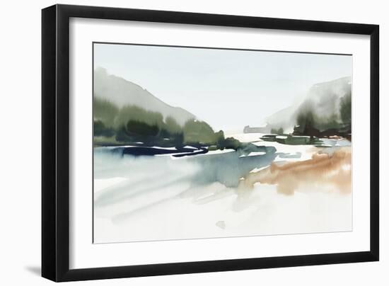 Harmonious Lake-Isabelle Z-Framed Art Print