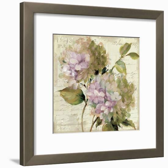 Harmonious V Marche de Fleurs Script-Lisa Audit-Framed Art Print