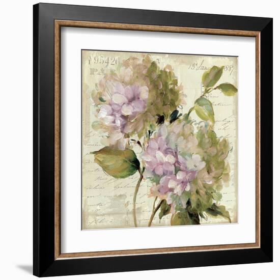 Harmonious V Marche de Fleurs Script-Lisa Audit-Framed Art Print