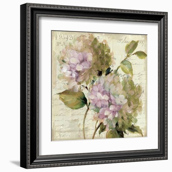 Harmonious V Marche de Fleurs Script-Lisa Audit-Framed Art Print