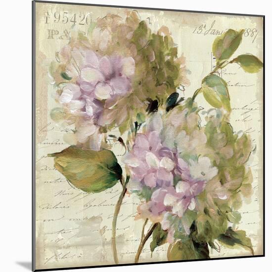 Harmonious V Marche de Fleurs Script-Lisa Audit-Mounted Art Print