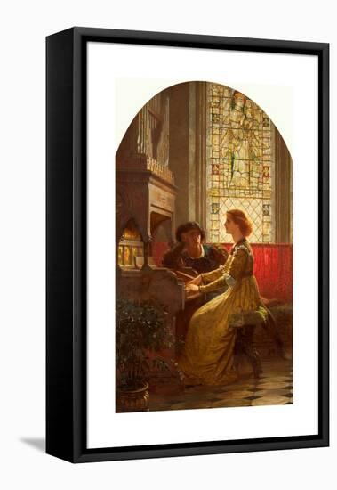 Harmony, 1879-Frank Bernard Dicksee-Framed Premier Image Canvas