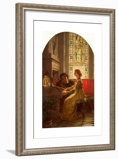 Harmony, 1879-Frank Bernard Dicksee-Framed Giclee Print