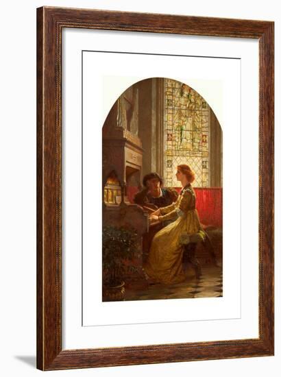 Harmony, 1879-Frank Bernard Dicksee-Framed Giclee Print