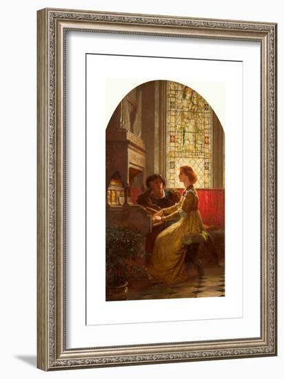 Harmony, 1879-Frank Bernard Dicksee-Framed Giclee Print