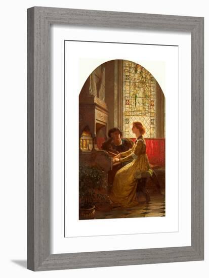 Harmony, 1879-Frank Bernard Dicksee-Framed Giclee Print