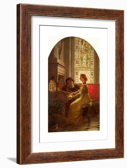 Harmony, 1879-Frank Bernard Dicksee-Framed Giclee Print