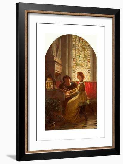 Harmony, 1879-Frank Bernard Dicksee-Framed Giclee Print