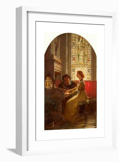 Harmony, 1879-Frank Bernard Dicksee-Framed Giclee Print