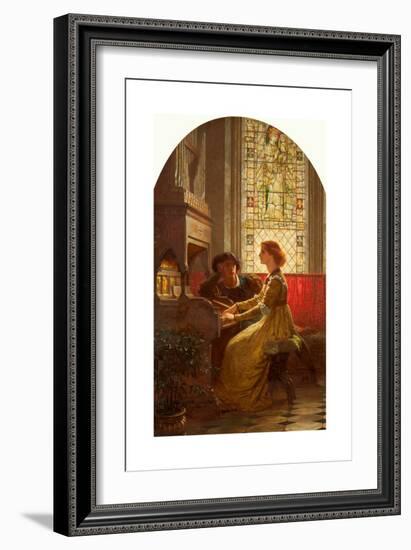 Harmony, 1879-Frank Bernard Dicksee-Framed Giclee Print