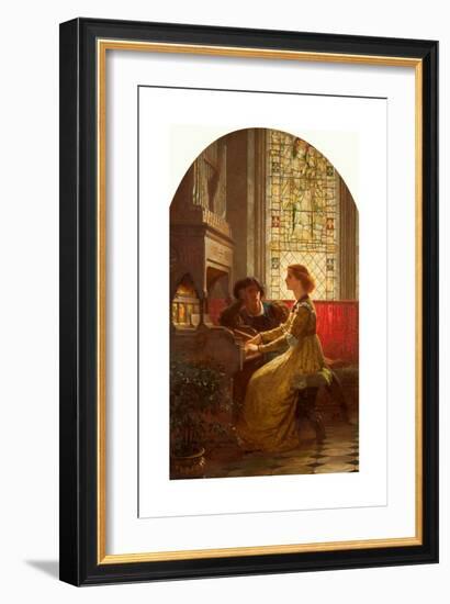 Harmony, 1879-Frank Bernard Dicksee-Framed Giclee Print